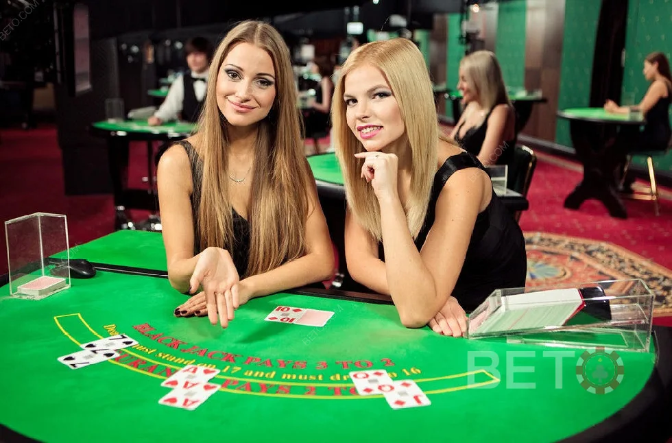 Ruang dealer kasino live FOR4D dengan suasana meja permainan